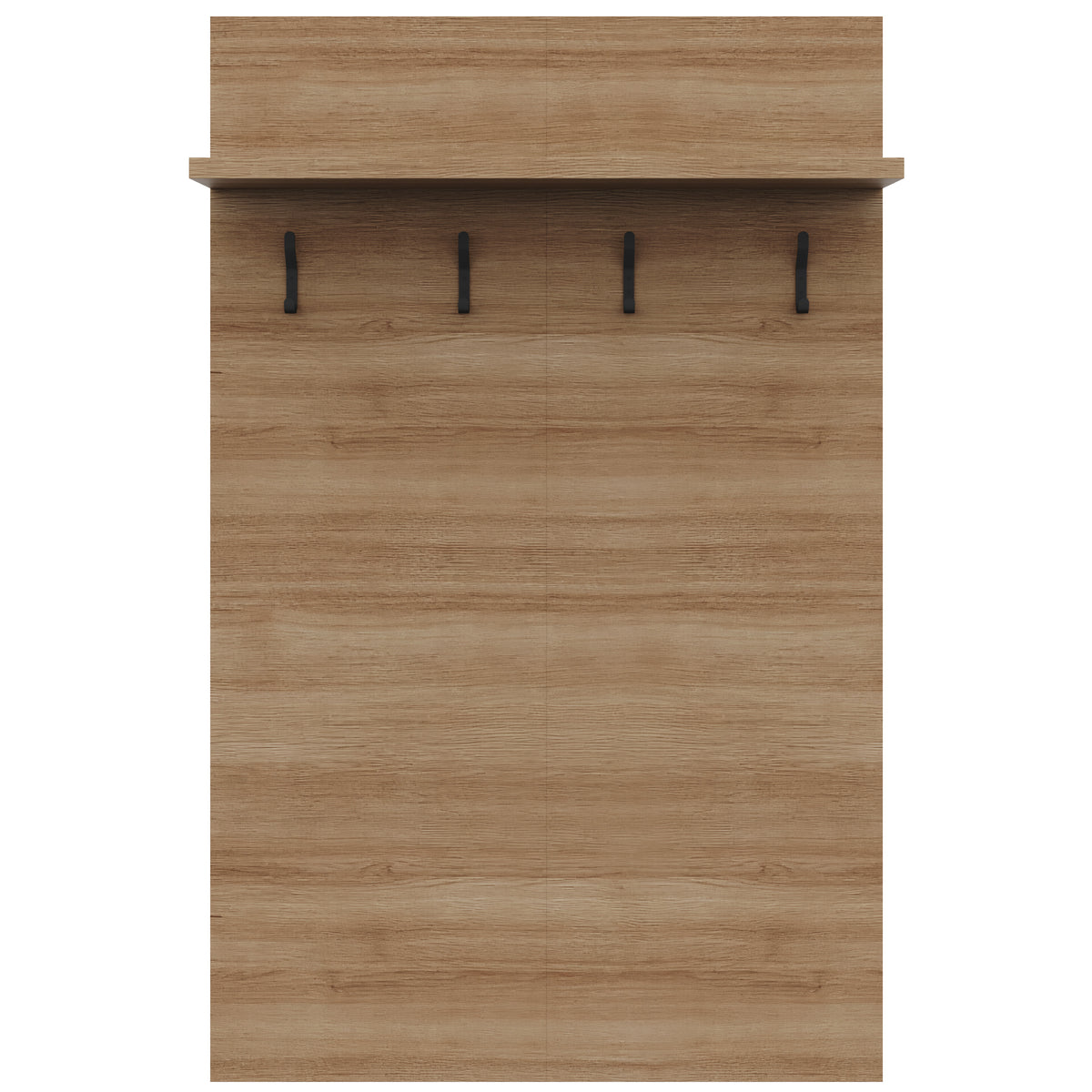 Porto Entryway Wall-Mounted Coat Rack with Shelf in Fashionista – product photo