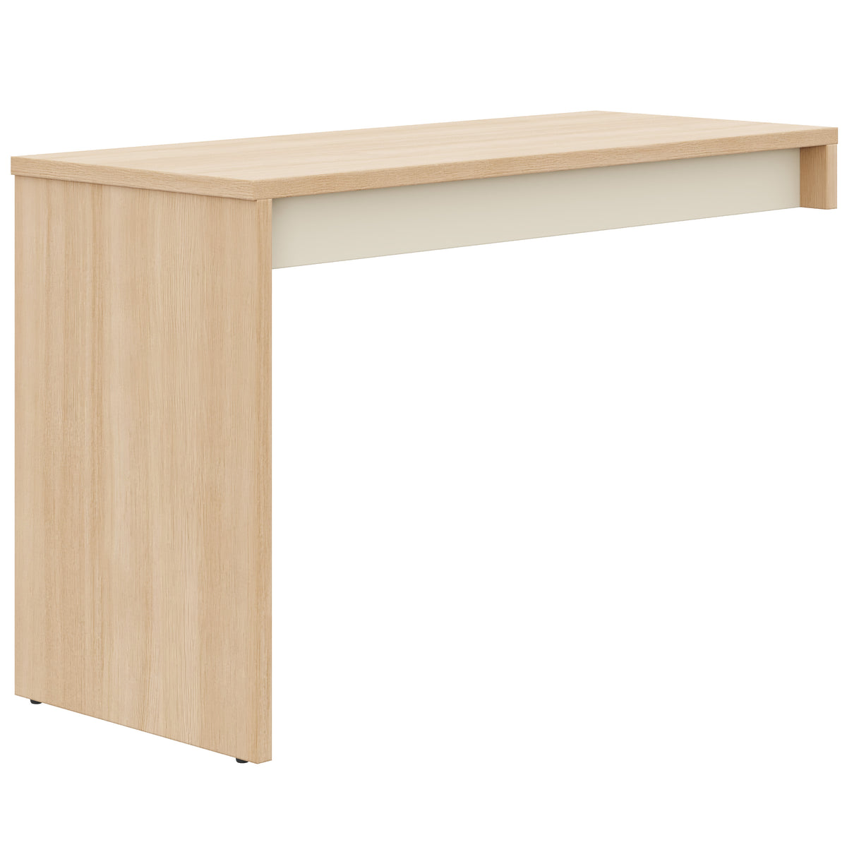 Reversible Desk Panel For Home Office in Natural Blonde Oak & Morning Dew – product photo 2
