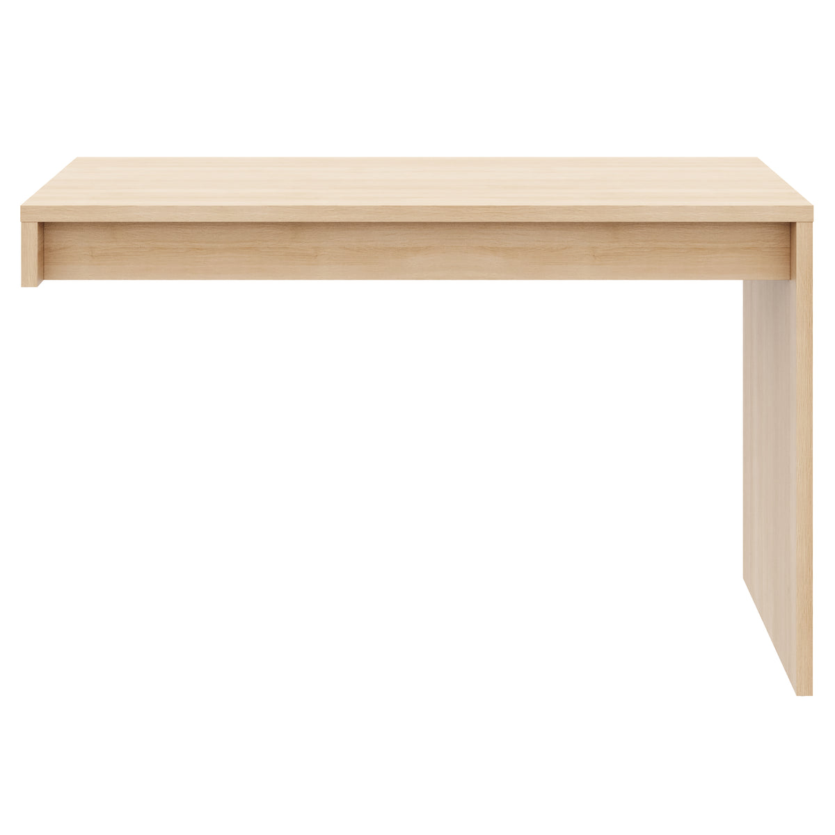 Reversible Desk Panel For Home Office in Natural Blonde Oak – product photo