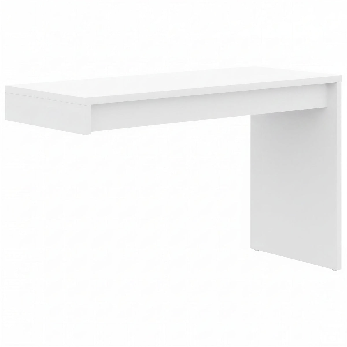 Reversible Desk Panel For Home Office in White – product photo 2