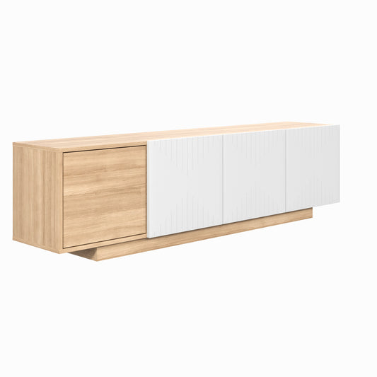 Riva Tv Stand, 72- Inch in Natural Maple – product photo 2