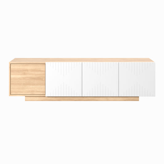 Riva Tv Stand, 72- Inch in Natural Maple – product photo