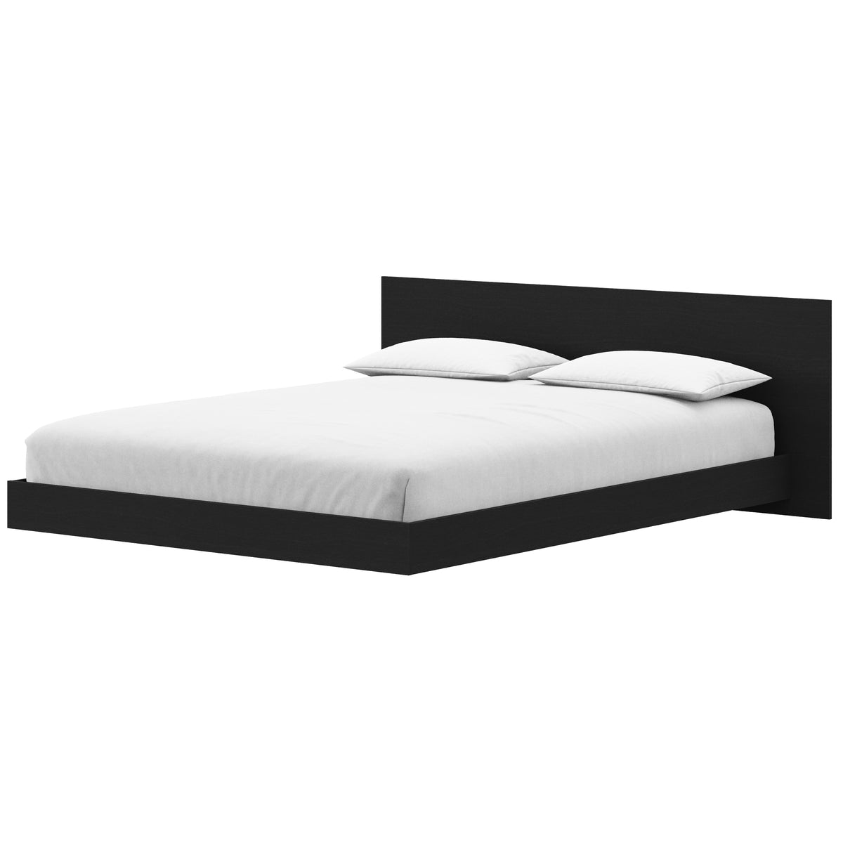 Satori Low Platform Bed Set in Black Karisma, Queen – product photo 2
