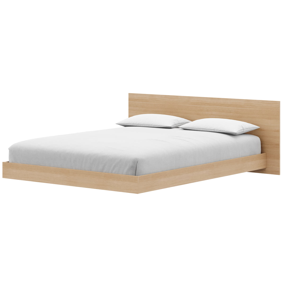 Satori Low Platform Bed Set in Natural Blonde Oak, Full/Double – product photo 2