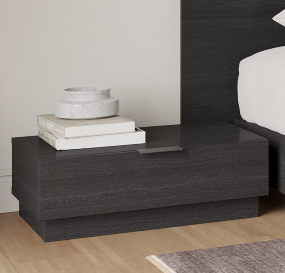 Satori Nightstand, Set of 2, One Size in Black Karisma, One Size – lifestyle photo