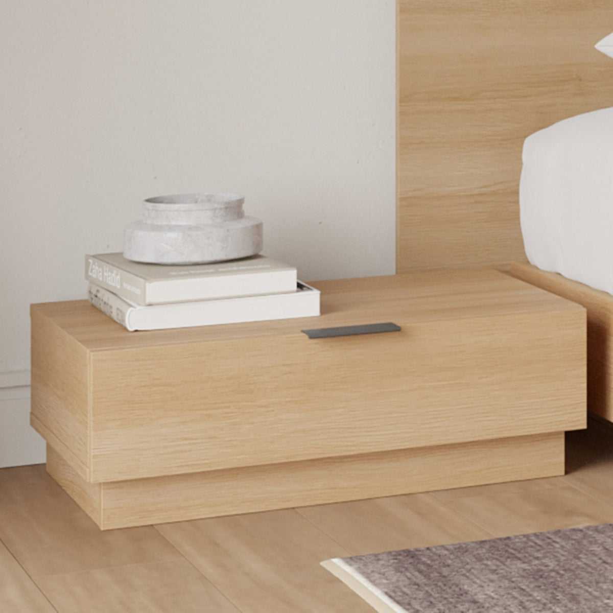 Satori Nightstand, Set of 2, One Size in Natural Blonde Oak, One Size – lifestyle photo