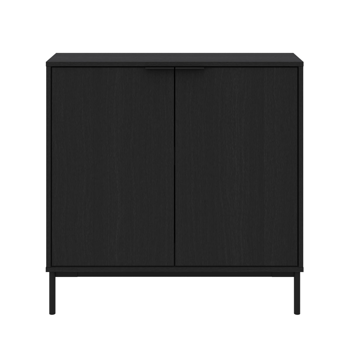 Slim 2-Door Storage Console in Black – product photo