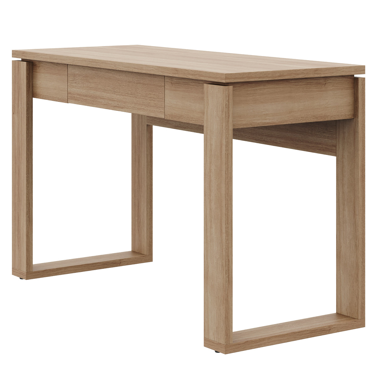 Solen Compact Desk, 48-Inch in Brown Oak, 48-Inch – product photo 2