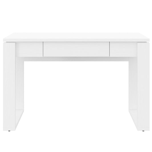 Solen Compact Desk, 48-Inch in White Wood Grain, 48-Inch – product photo