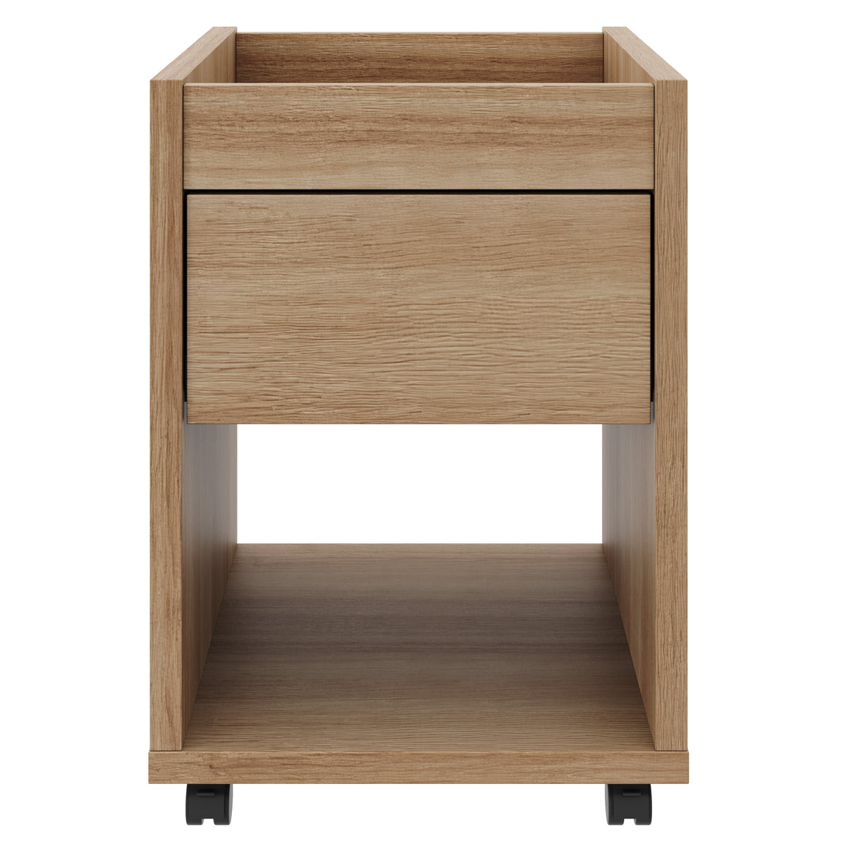 Solen Mobile File Cabinet in Brown Oak – product photo