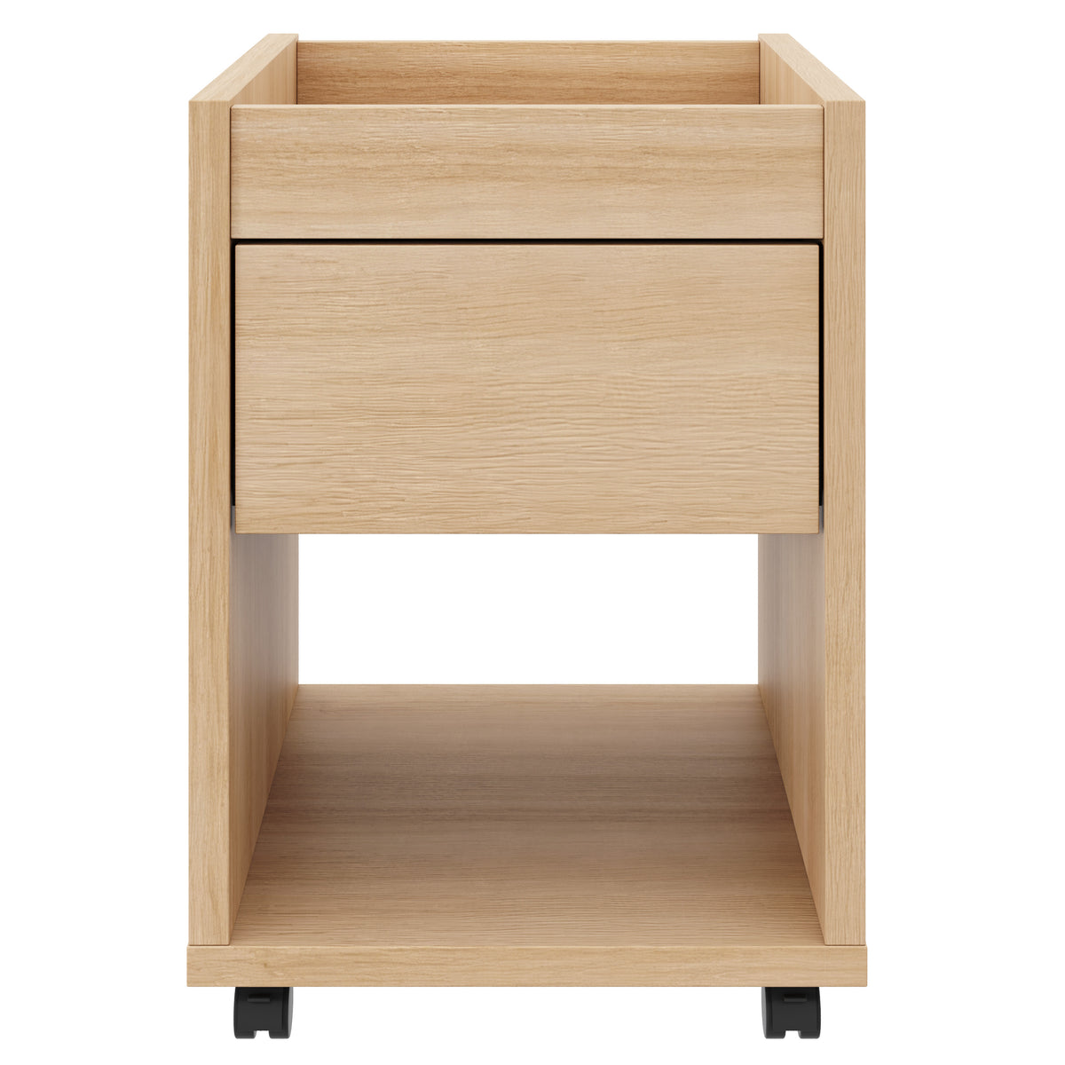 Solen Mobile File Cabinet in Natural Oak – product photo