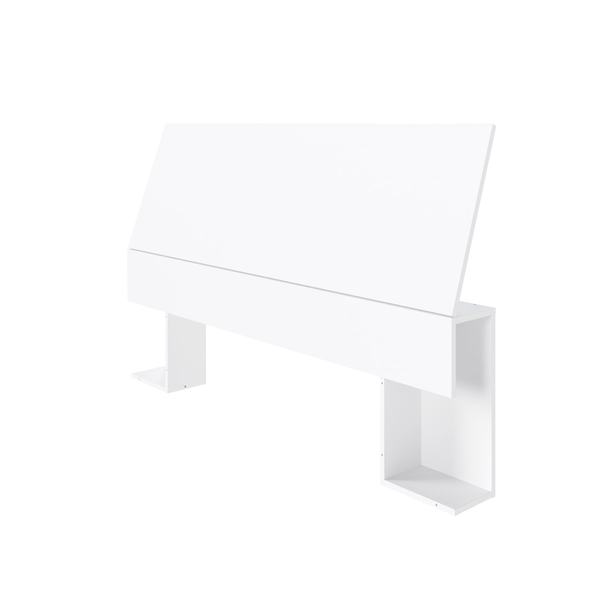 Storage Headboard, Queen in White, Queen – product photo 2